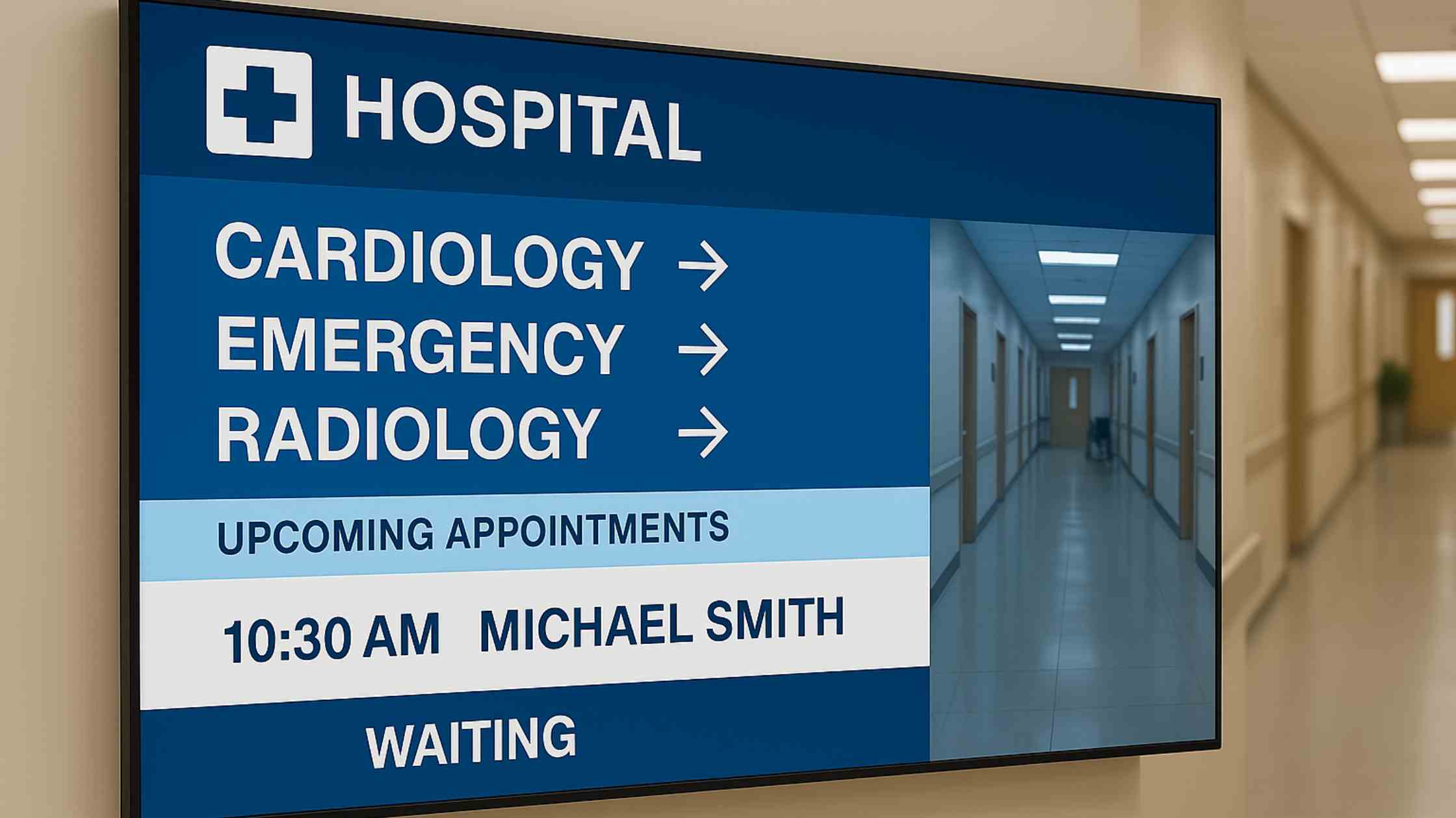 Digital Signage to Enhance Patient Care