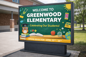Digital Signage for School