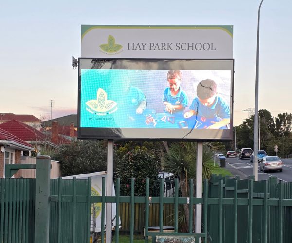 Hey Park School Digital LED Sign
