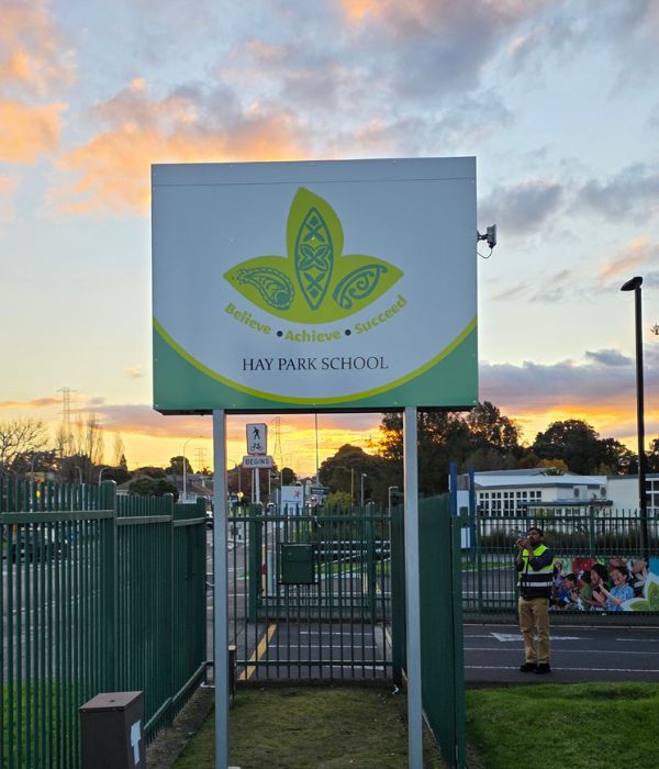Hay Park School Digital LED Sign Upgraded
