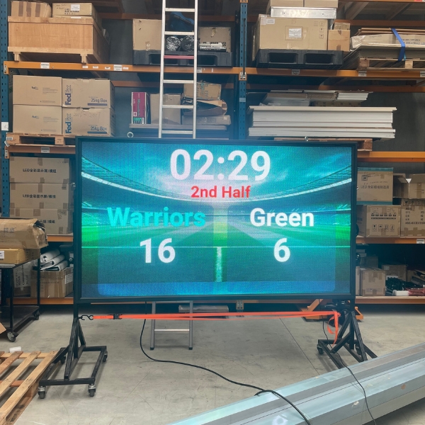 Economical Rugby Scoreboard Installation