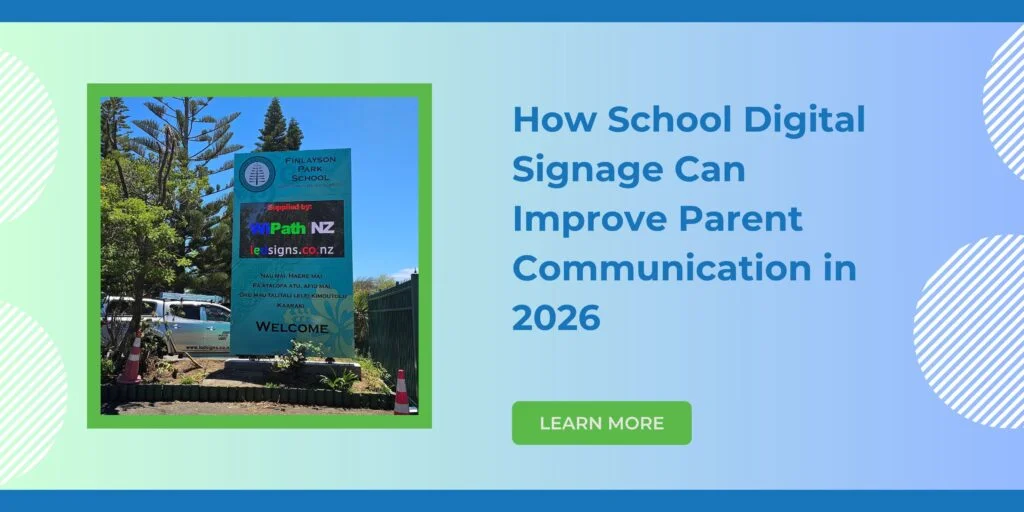 How School Digital Signage Can Improve Parent Communication in 2026